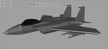 MAYA建模教程：F15战斗机建模