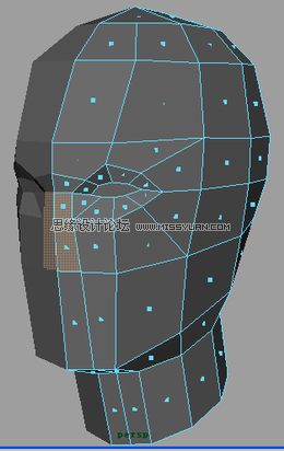 Maya建模教程:人头建模的详细教程
