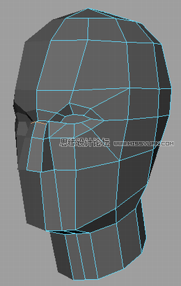 Maya建模教程：人头建模的详细教程