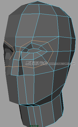 Maya建模教程：人头建模的详细教程