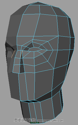 Maya建模教程：人头建模的详细教程
