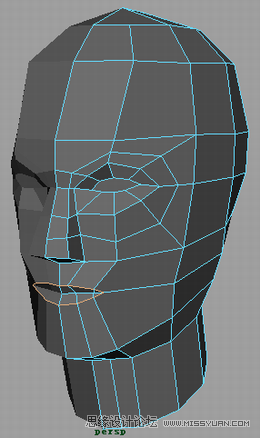 Maya建模教程：人头建模的详细教程