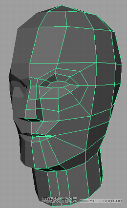 Maya建模教程：人头建模的详细教程