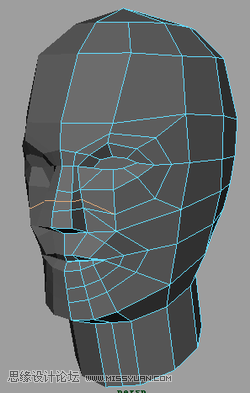 Maya建模教程：人头建模的详细教程