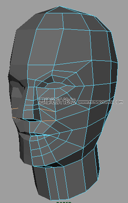 Maya建模教程：人头建模的详细教程