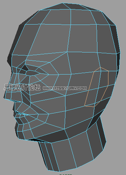 Maya建模教程：人头建模的详细教程