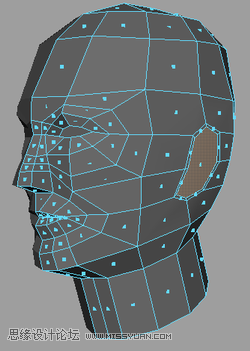 Maya建模教程：人头建模的详细教程