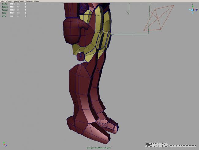 Maya建模教程:打造超级英雄钢铁侠