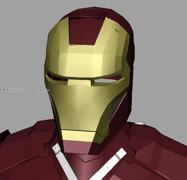 Maya建模教程：打造超级英雄钢铁侠