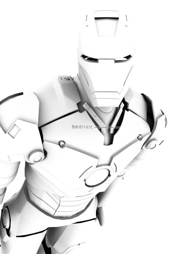 Maya建模教程：打造超级英雄钢铁侠