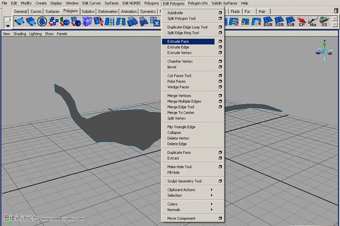 Maya建模教程：制作真实的恐龙