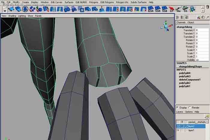 Maya建模教程：制作真实的恐龙