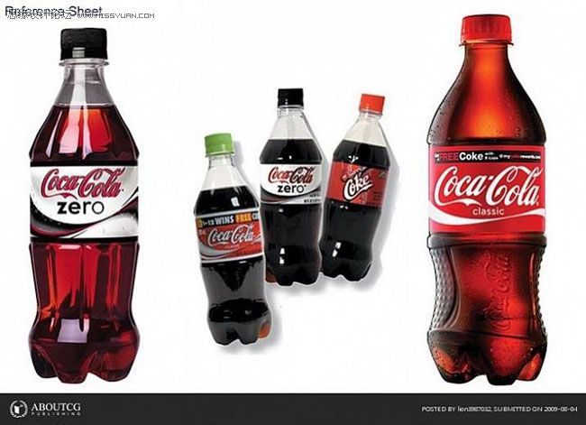 Maya建模教程:设计逼真的可乐瓶子教程详解