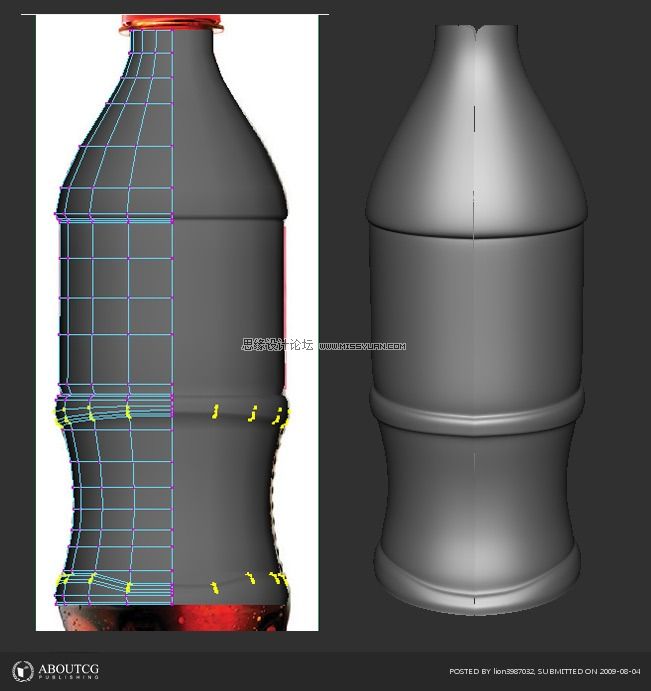 Maya建模教程:打造最逼真的可乐瓶子
