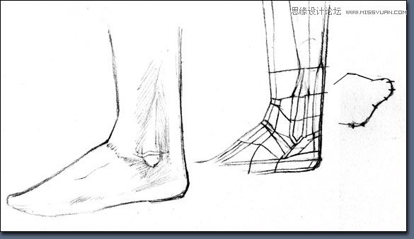 Maya建模教程：逼真脚部建模教程