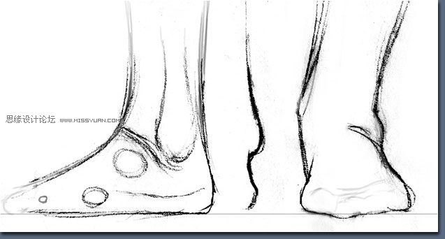 Maya建模教程：逼真脚部建模教程