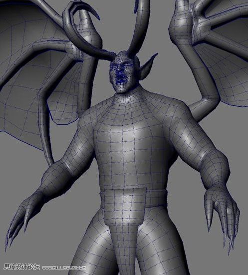 Maya制作华丽复杂的伊利丹教程