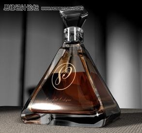 Maya教程：如何创建盛放液体的玻璃器皿材质