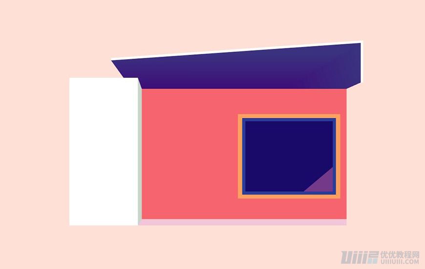 Illustrator绘制扁平化风格的建筑图