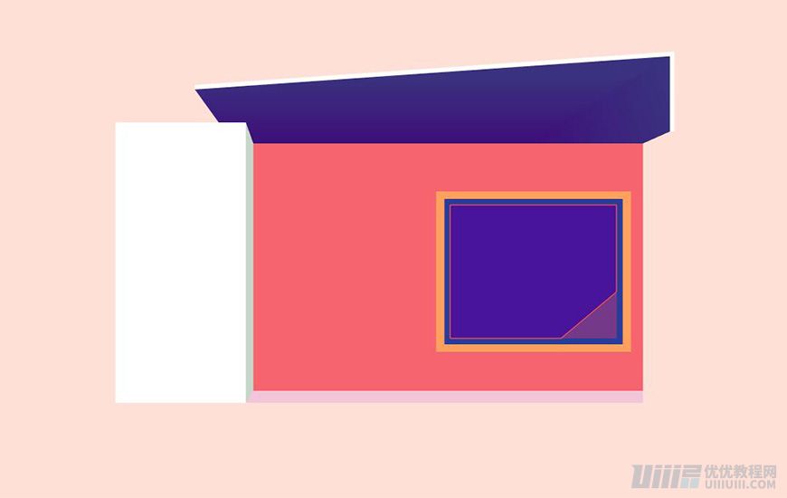 Illustrator绘制扁平化风格的建筑图