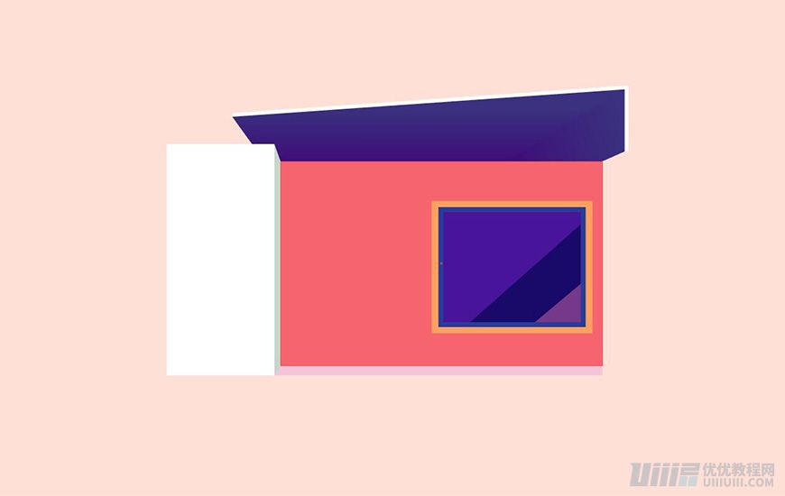 Illustrator绘制扁平化风格的建筑图