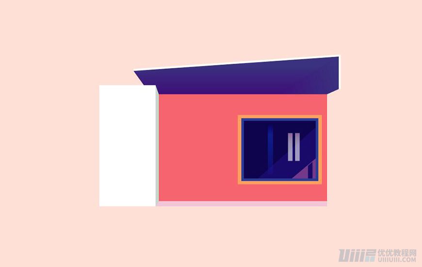 Illustrator绘制扁平化风格的建筑图