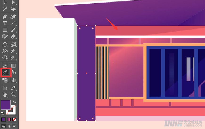 Illustrator绘制扁平化风格的建筑图