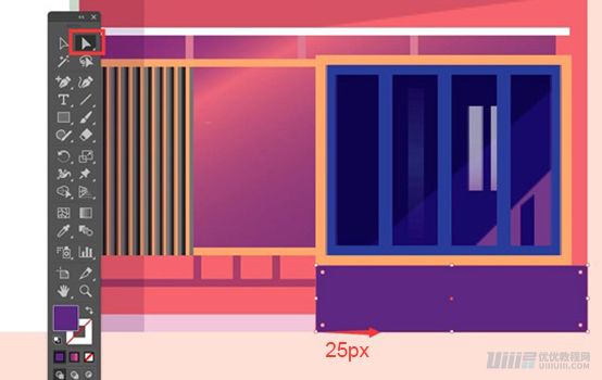 Illustrator绘制扁平化风格的建筑图