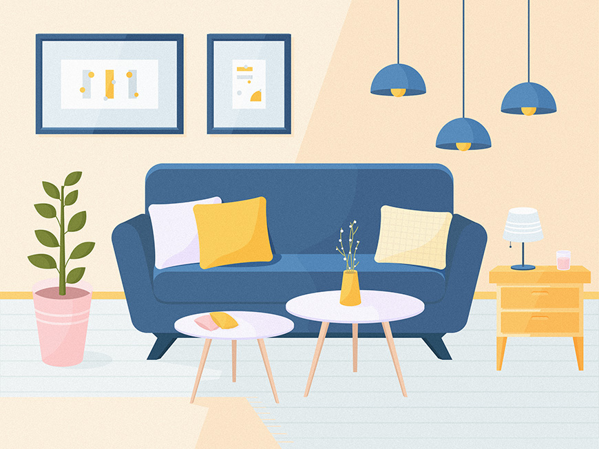 Illustrator绘制扁平化风格的办公室插画