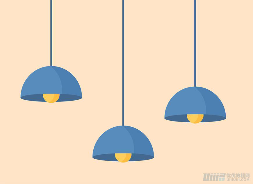 Illustrator绘制扁平化风格的办公室插画