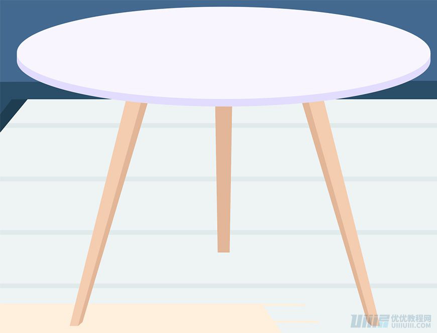 Illustrator绘制扁平化风格的办公室插画