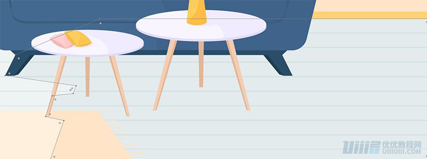 Illustrator绘制扁平化风格的办公室插画