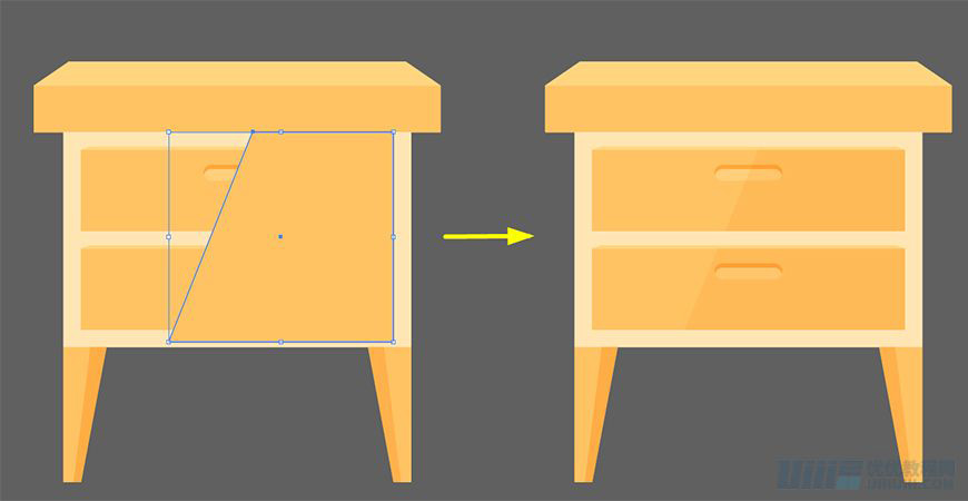 Illustrator绘制扁平化风格的办公室插画
