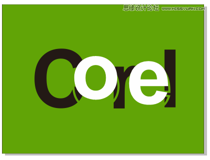 字体教程:CDR制作时尚的镂空艺术字