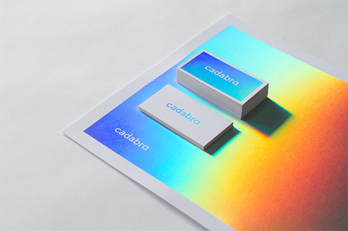 25款绚丽的全息效果的名片设计欣赏