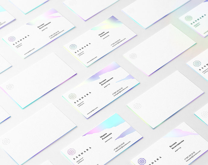 25款绚丽的全息效果的名片设计欣赏