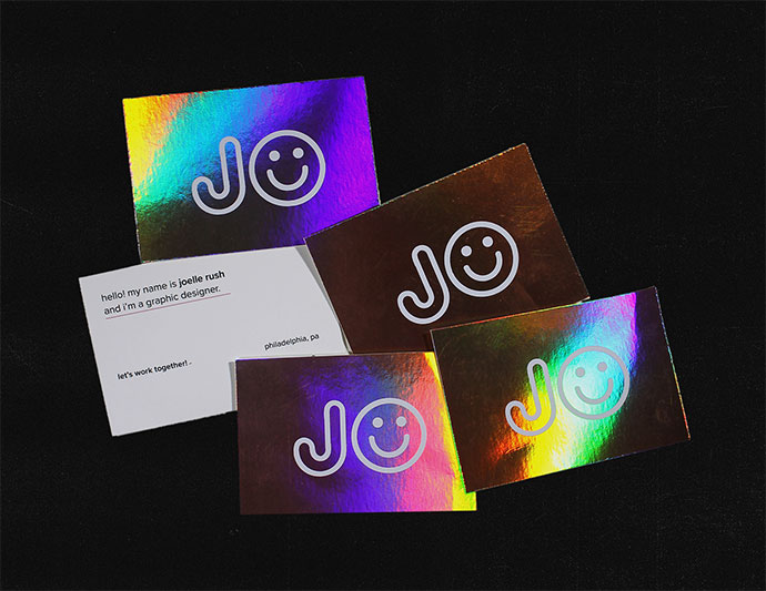 25款绚丽的全息效果的名片设计欣赏