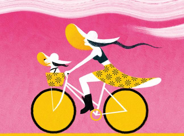 精选单车品牌绿色出行商业插画设计作品欣赏