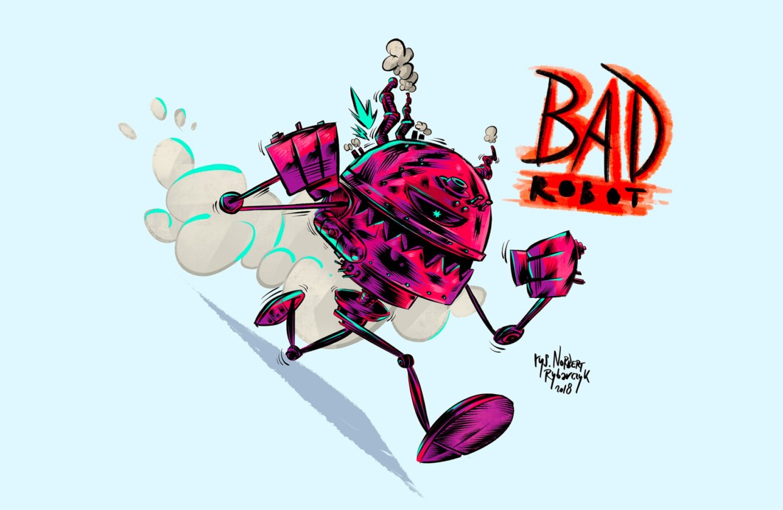 创意富有夸张主题的动漫明星插画设计