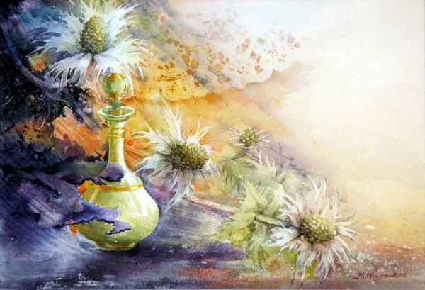 Marie Claire Moudru花卉绘画设计欣赏