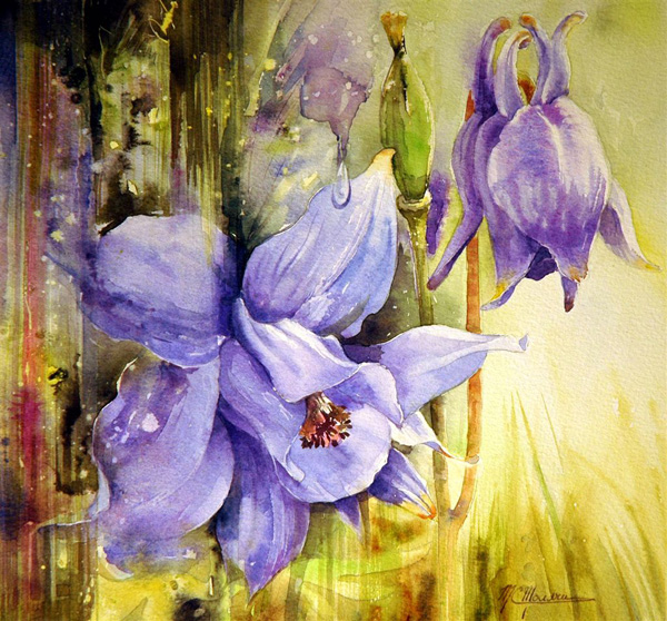 Marie Claire Moudru花卉绘画设计欣赏