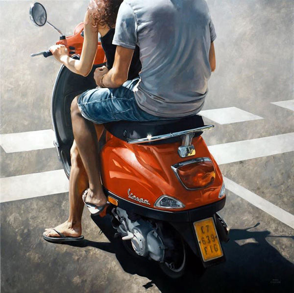 Marc Figueras街头写实人物绘画作品欣赏