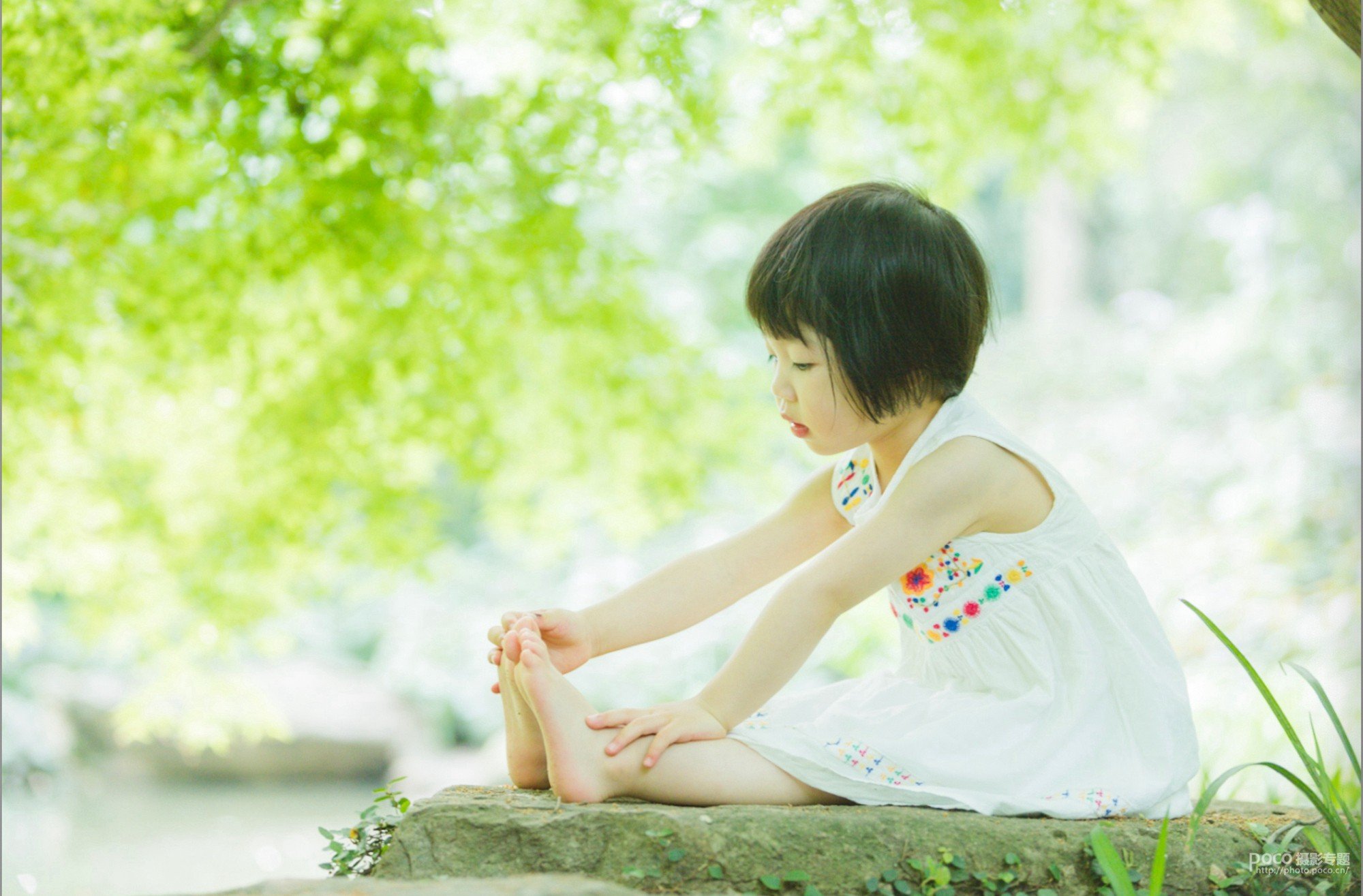 Photoshop结合LR调出小清新儿童外景照片