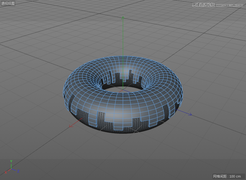 C4D详解甜甜圈美食的建模及渲染