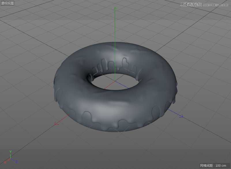 C4D详解甜甜圈美食的建模及渲染