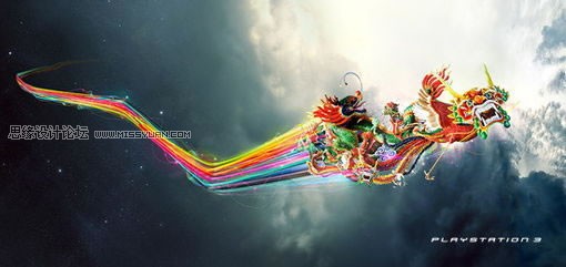 设计教程:光线效果之光的轨迹