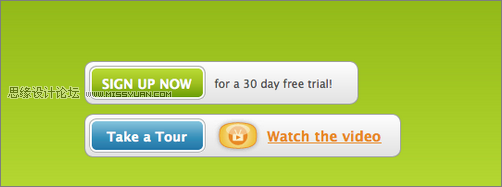 国外网页按钮设计要点实例