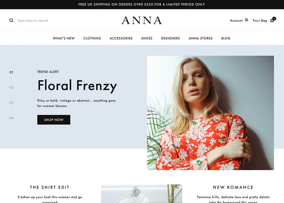 40个创意爆棚的电商网站设计欣赏