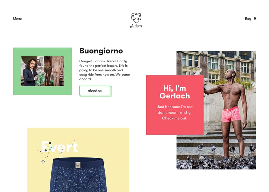 40个创意爆棚的电商网站设计欣赏