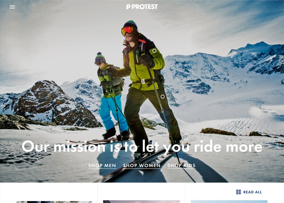 40个创意爆棚的电商网站设计欣赏